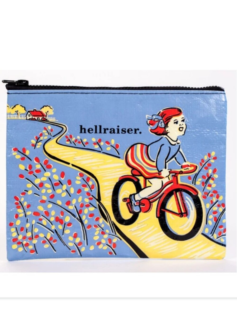 NWT Blue Q Hellraiser Zipper Bag Travel - Picture 8 of 8